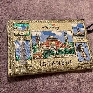 *3/$20* Istanbul Themed Gold Wallet